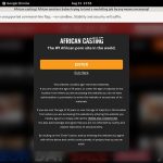 Africancasting Account Info