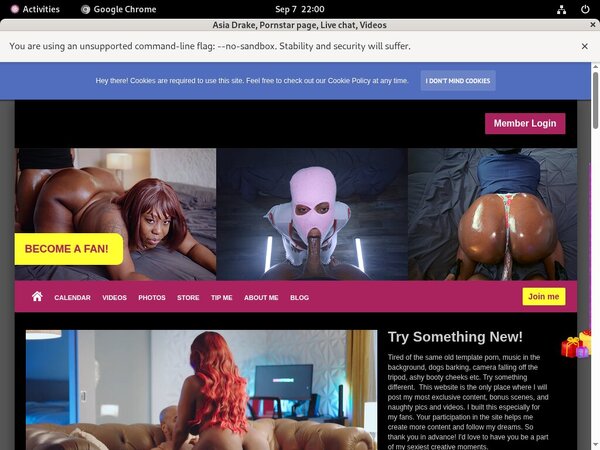 Darkwetdreemz.com Membership Trial