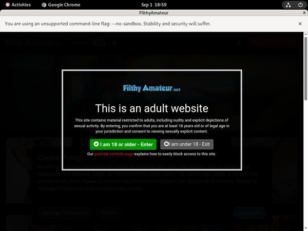Filthy Amateur Discount Membership