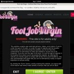 Foot Job Virgin Inside