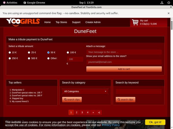 Free Account Dunefeet