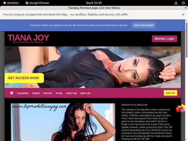 Free Tianajoy.modelcentro.com Accs