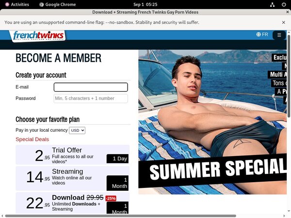 French Twinks Discount Plan French Twinks Discount Plan