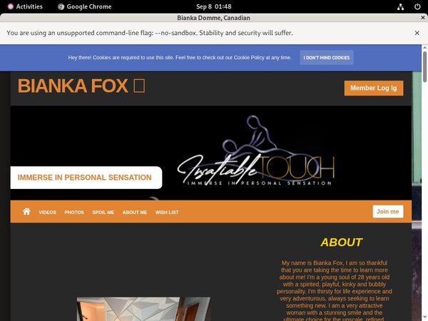 Goddessbianka.com Scene