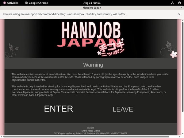 Handjobjapan Membership Account