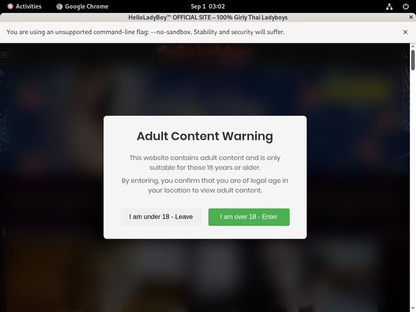Hello Ladyboy Free Acount