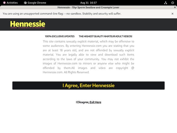 Hennessie Discount Code