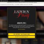 Ladyboy Pussy Special Offer