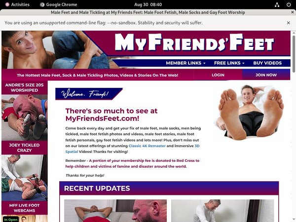 Login My Friends Feet