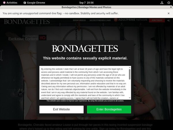 Login To Bondagettes Free