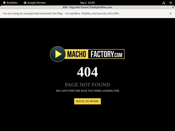 Macho Factory ??