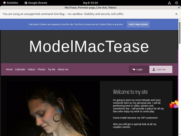 Mactease.modelcentro.com Free Site