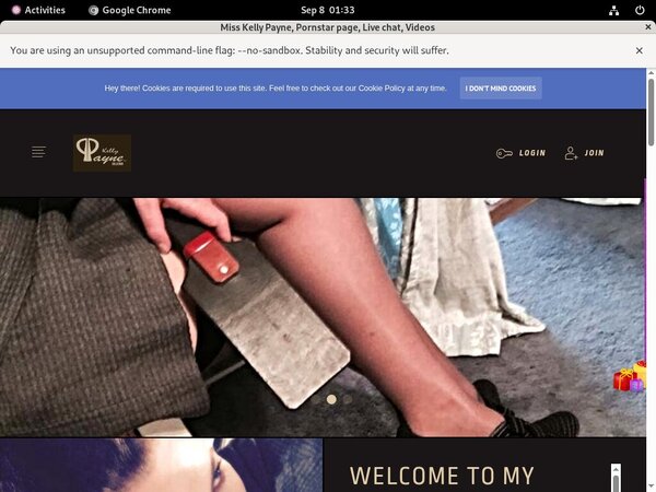 Miss Kelly Payne Member Sign Up