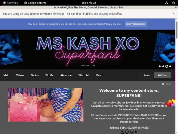Mskandykash.modelcentro.net Channel