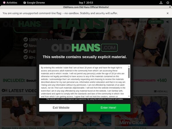 Oldhans.com Pass Premium