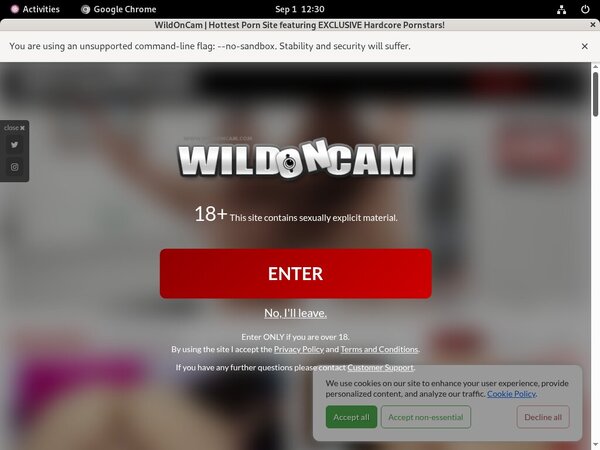 Porn Pass Wildoncam.com