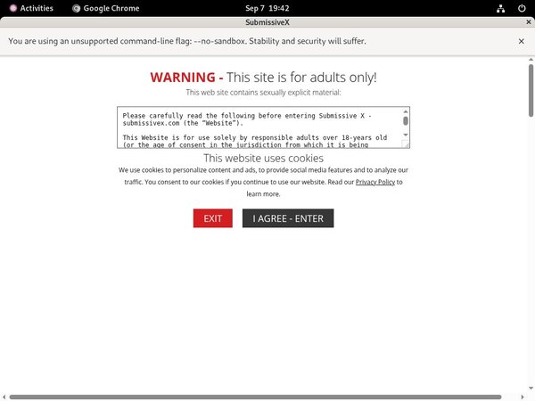 Submissive X Premium Password