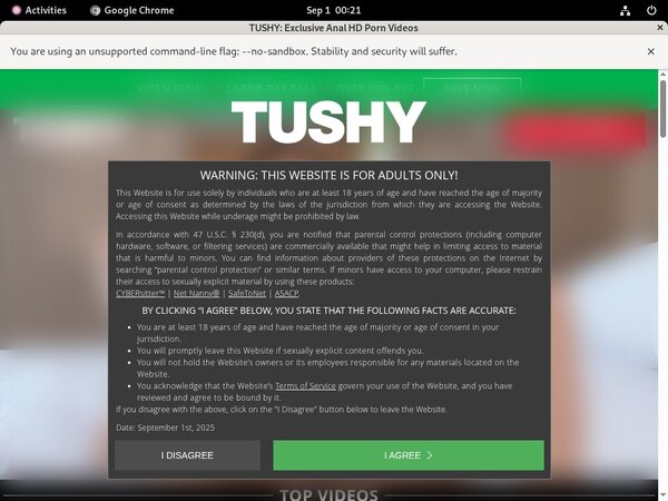Tushy Join Page
