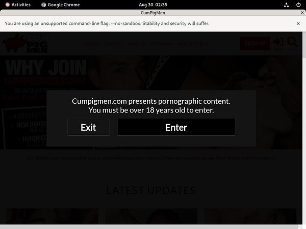 User Pass Cumpigmen.com