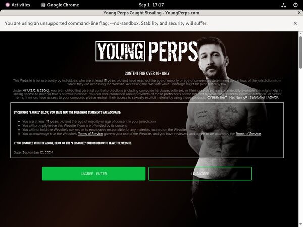 Young Perps Login Information
